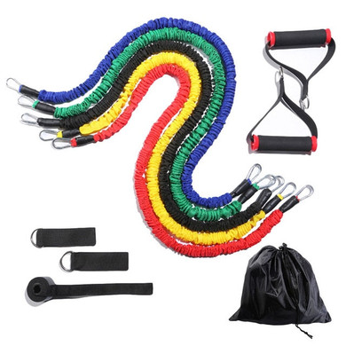 Home Gym 11 Pcs Resistance Band Set
