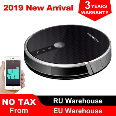 LIECTROUX C30B Robot Vacuum Cleaner,Map navigation,3000Pa Suction, ,Smart Memory, Map Display on Wifi APP, Electric Water tank