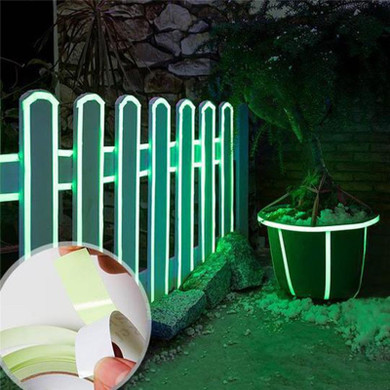 3M Luminous Tape Self-adhesive Glow In The Dark Tape Safety Stage Sticker Home Decor Sticker Strip Phosphorescent Luminous &