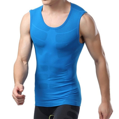 Men Compression Base Layer Tight Shirt Vest Thermal Under Tops
