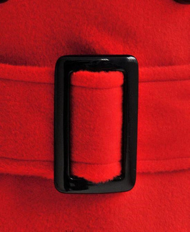  Red Slim Warm Winter Wool Woolen Jacket Outwear Long Trench Coats Pea Coats