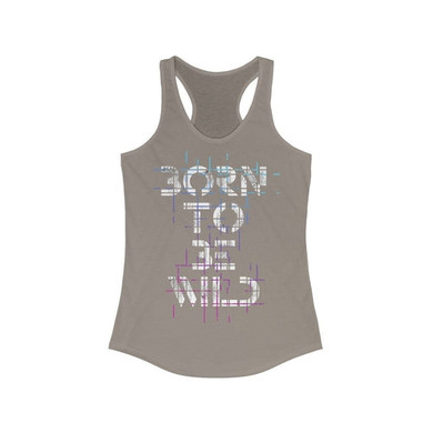 Born To Be Wild Racerback Tank Top