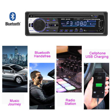 Bluetooth Car Stereo Audio In-Dash FM Aux Input Receiver SD USB MP3 Radio Player