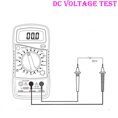 Digital Voltmeter Ammeter Ohmmeter Multimeter Volt AC DC Tester Meter Backlight