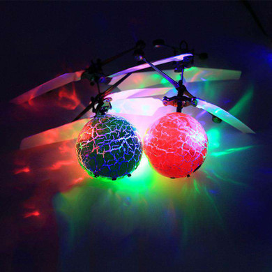 Colorful Luminous Light Up Toy, Induction Flying Flash Ball Toy