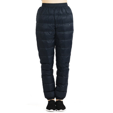 Women Men's Soft Down Pants Windproof Outdoor Sports Camping Hiking Skiing Trekking Breathable Male Trousers VA677
