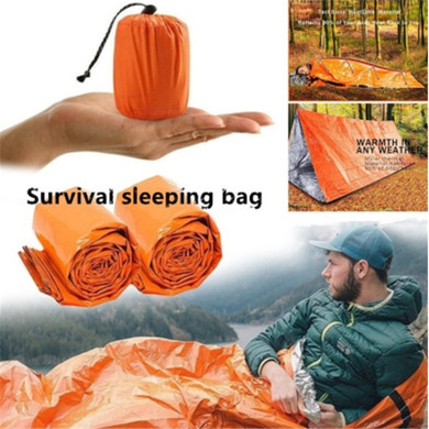 Outdoor Life Safety Emergency Sleeping Bag Thermal Keep Warm Waterproof Mylar First Aid Emergency Blanket
