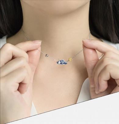 Van Gogh's "Starry Night" Necklace