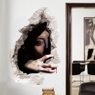 Halloween Horror Scary Ghost Sticker