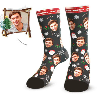 Merry Christmas Facesocks - Best Personalized Christmas Gifts