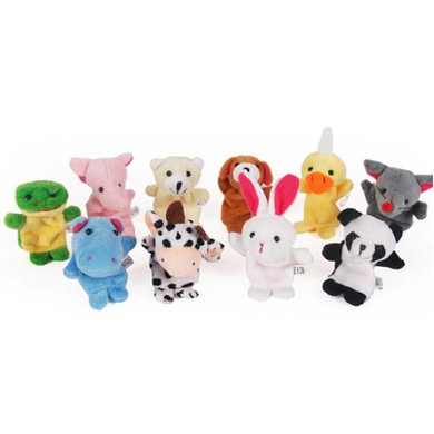Finger Puppet Plush Toys 10pcs set