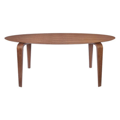 Zuo Virginia Key Dining Table Walnut