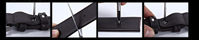 Sugar Skull Big Buckle Genuine Leather Belt
