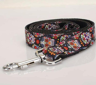Sugar Skull Dog Leash Sugar Skull Dog Leash