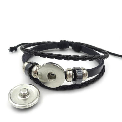 Zodiac Sign Leather Bracelet