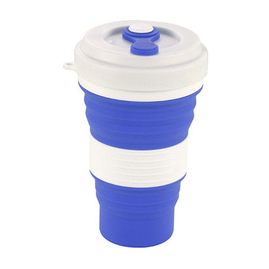 Creative 550ml Folding Silicone Cup Travel Portable Water Cup Silica Coffee Mug Telescopic Drinking Collapsible Mugs