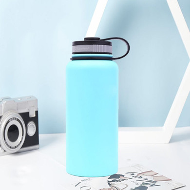 New 2019 Water Bottle Stainless Steel Insulated Portable Firm Durable Wide Mouth GYM Outdoors Sports 18oz/ 32oz/40oz With Lid