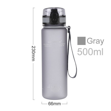 Sports Water Bottles 500ml Portable Shaker Hiking Fruit Juice Direct Drinking Plastic My Bottle Eco-Friendly Drinkware BPA Free