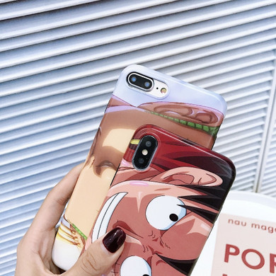 One Piece Luffy Soft Cover iPhone Case for 6 6s 7 8 Plus X XS XR XSMax