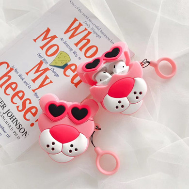 Pink Panther 'Heart Shades' Premium AirPods Case Shock Proof Cover