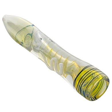Gold Fumed Spiral Chillum