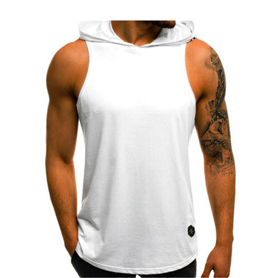 Men Hoodies Sleeveless Tank Top