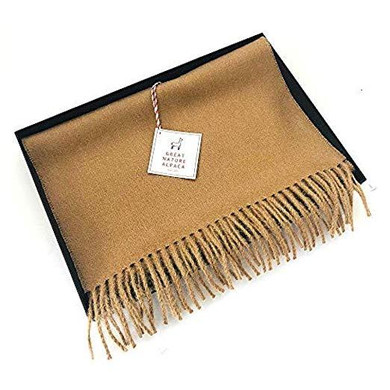 Great Natural Alpaca 100% baby alpaca scarf, camel Great Natural Alpaca 100% baby alpaca scarf, camel