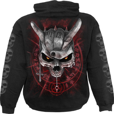 NEVER TOO LOUD - Hoody Black