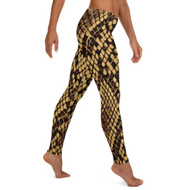 Snake Print Leggings, Capris and Shorts