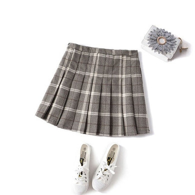 Preppy Harajuku Pleated Skirt Plaid Cute Preppy Harajuku Pleated Skirt Plaid Cute