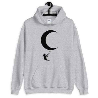 Swingin' on the Moon Hoodie, Unisex