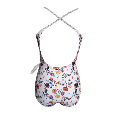 Fashion Women One Piece Swimsuit Beachwear Patchwork Swimwear