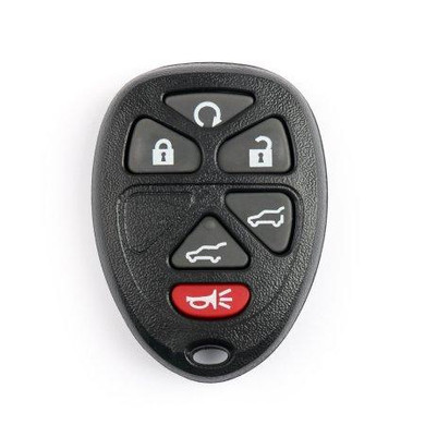 Silicone Rubber 6 Button Key Fob Remote Case Cover Jacket For Chevrolet, Cadillac, GMC [SKU: GMS6A]