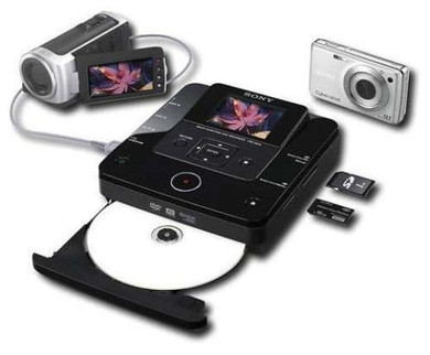 Sony DVD Recorder DVDirect VRD-MC6 DVD Burner w/ 2.7" Screen & AVCHD Recording