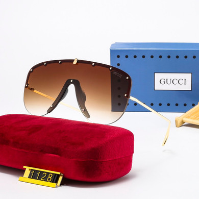 1128Rimless Gradient Sunglasses