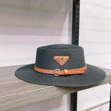 Fashion Belt Straw Hat