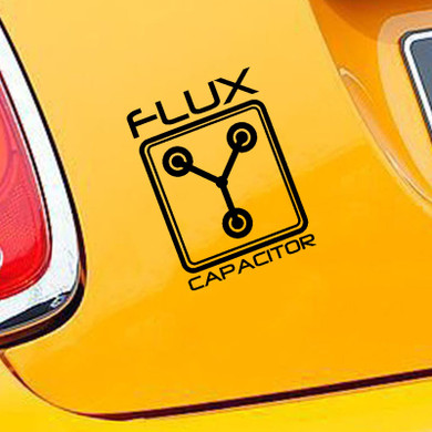 Flux Capacitor Vinyl Decal