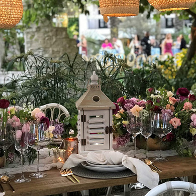Vintage Rustic Wood Candlelight Lantern