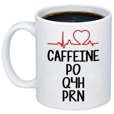 I Love Caffeine Coffee Mug