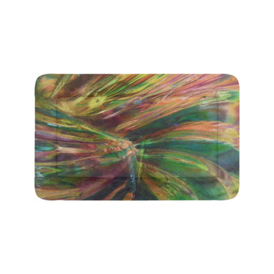 Abstract Colorful Glass Pet Bed 42"x26"