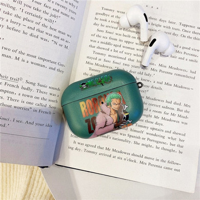 One Piece Green Roronoa Zoro AirPod Pro Case