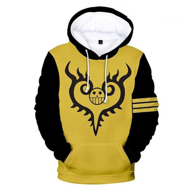One Piece Yellow Jolly Roger Hoodie