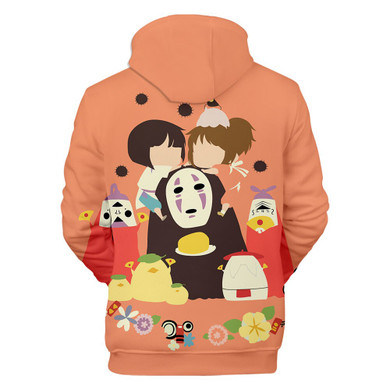 Spirited Away Characters Cartoon Hoodie