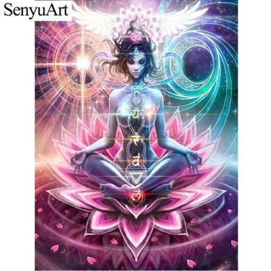Diamond Paintings  Lotus Buddha