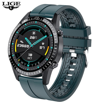 LIGE Smart Watch Phone Full Touch Screen Sport Fitness Watch IP67 Waterproof Bluetooth Connection For Android ios smartwatch Men