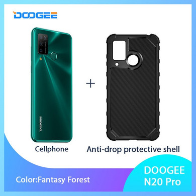 DOOGEE N20 Pro Quad Camera Mobile Phones Helio P60 Octa Core 6GB RAM 128GB ROM Global Version 6.3" FHD+ Android 10 OS Smartphone