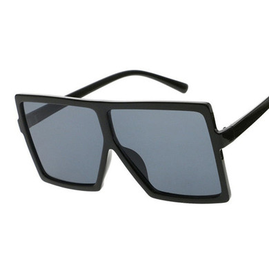 Oversize Square Large Womenas Color Tint Sunglasses