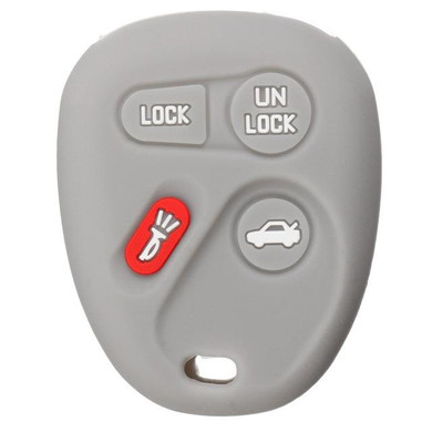 Silicone 4 Button Key Fob Cover For GM Buick, Cadillac, Hummer, Chevrolet, GMC, Hummer [SKU: GMS4A]