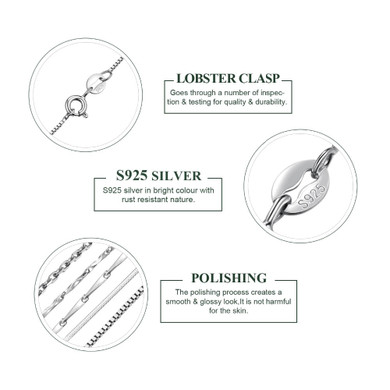JewelryPalace 100% Genuine 925 Sterling Silver Necklace Ingot Twisted Belcher Snake Singapore Box Chains Necklaces For Women JewelryPalace 100% Genuine 925 Sterling Silver Necklace Ingot Twisted Belcher Snake Singapore Box Chains Necklaces For Women