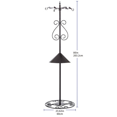 Bird Feeder Station with Baffle